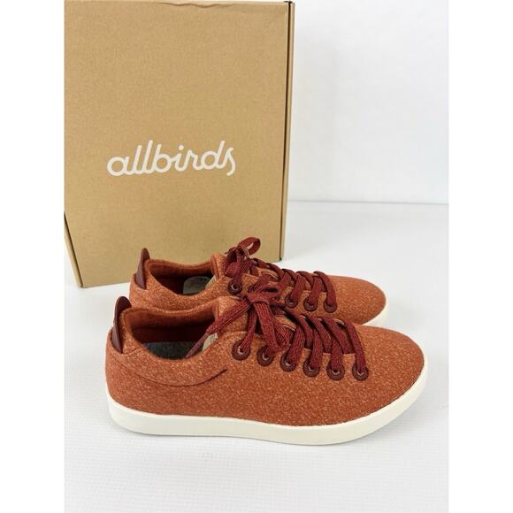 ALLBIRDS WOOL PIPER Diablo Red/Orange SHOES LACE UP SNEAKER Women SIZE 8 New! - Picture 5 of 11